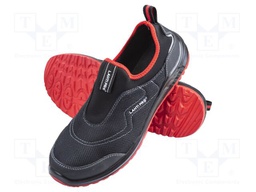 Shoes; Size: 39; black-red; knitwear; slip; with metal toecap
