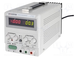 Power supply: laboratory; Channels: 1; 0÷30VDC; 0÷3A; Plug: EU