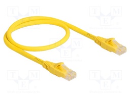 Patch cord; U/UTP; Cat: 6a; RJ45 plug,both sides; Cu; 0.5m; LSZH