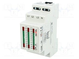 Module: voltage indicator; Mounting: DIN; IP20; 90x35x66mm