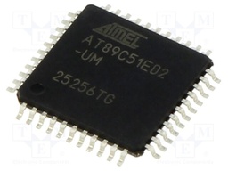 IC: microcontroller 8051; SRAM: 2B; Interface: SPI,UART; LQFP44