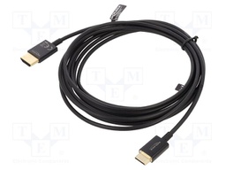 Cable; HDMI plug,mini HDMI plug; Len: 3m; black; 36AWG; Core: Cu