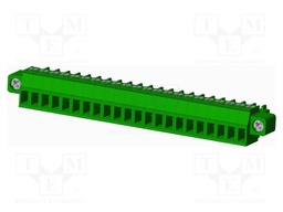 Connector: pluggable terminal block; plug; female; straight; 10A