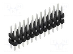 Connector: pin strips; pin header; male; PIN: 24; 2mm; THT; 2x12