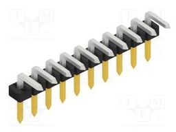 Connector: pin strips; pin header; male; PIN: 10; 2mm; THT; 1x10