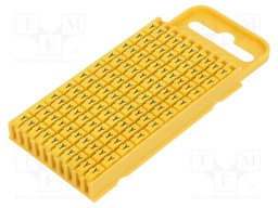 Markers for cables and wires; Label symbol: Y; 4.3÷5.3mm; yellow