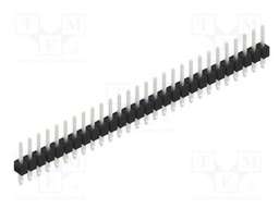 Connector: pin strips; pin header; male; PIN: 28; 2.54mm; THT; 1x28
