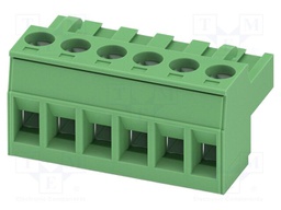 PCB connector, nominal cross section: 2.5 mm?, color: green,