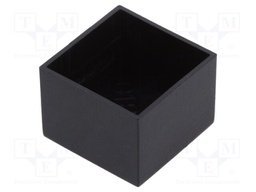 Enclosure: designed for potting; X: 18.4mm; Y: 18.4mm; Z: 13.5mm