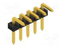 Connector: pin strips; pin header; male; PIN: 5; 2mm; THT; 1x5; 100V
