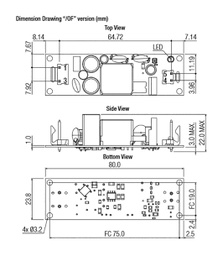 Converter: AC/DC; 15W; 80÷275VAC; Uout: 30VDC; Iout: 500mA; 86%