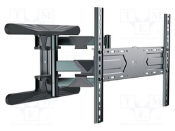 Holder; for wall mounting; 50kg; 40÷80"; black