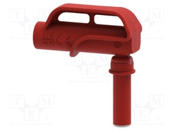 Adapter; 4A; red; Tip diameter: 8mm; Socket size: 4mm; MGP