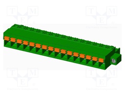 Connector: pluggable terminal block; plug; female; straight; 12A
