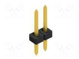 Connector: pin strips; pin header; male; PIN: 2; 2mm; THT; 1x2; 100V