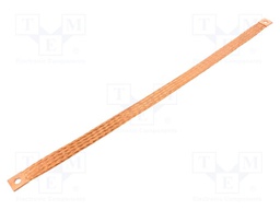 Braids; tape; 25mm2; Ø1: 9mm; Ø2: 9mm; L: 500mm