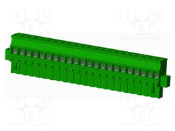 Connector: pluggable terminal block; plug; female; angled 90°