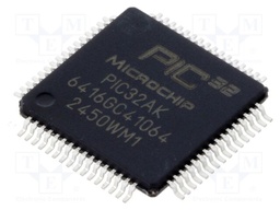 IC: PIC microcontroller; 64kB; 200MHz; 3÷3.6VDC; SMD; TQFP64