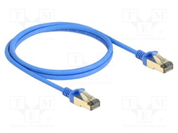 Patch cord; F/FTP; Cat: Cat 8.1; RJ45 plug,both sides; 1m; LSZH