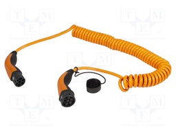 Cable: eMobility; 440V; 11kW; Type 2,both sides; IP55; 20A; 5m