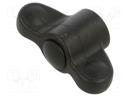 Knob wing; Int.thread: M6; 12mm; H: 16.5mm; technopolymer PA; CWN.