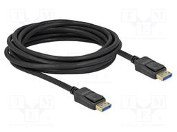 Cable; DisplayPort plug,both sides; DisplayPort 2.0; 5m; black