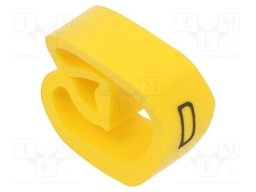 Markers for cables and wires; Label symbol: D; 8÷16mm; PVC; PA