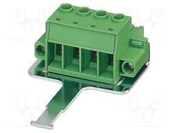PCB connector, nominal cross section: 16 mm?, color: green,