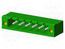Connector: pluggable terminal block; socket; male; angled 90°