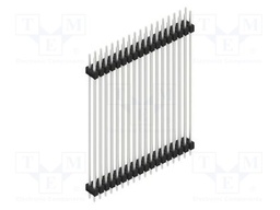 Connector: pin strips; pin header; male; PIN: 36; 2.54mm; THT; 2x18