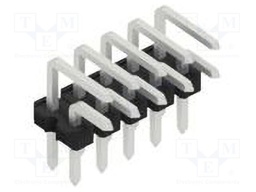 Connector: pin strips; pin header; male; PIN: 10; 2.54mm; THT; 2x5