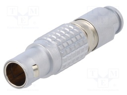 Connector: circular; Series: 1B; plug; male; soldering; for cable