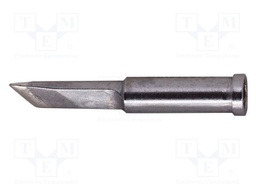 Tip; knife,elongated; 4mm; for soldering station