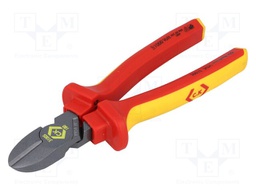 Pliers; insulated,side,cutting; for voltage works; 180mm