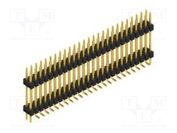 Connector: pin strips; pin header; male; PIN: 52; 2.54mm; SMT; 2x26