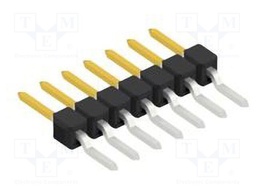 Connector: pin strips; pin header; male; PIN: 7; 2.54mm; SMT; 1x7