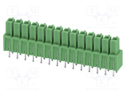 PCB headers, nominal cross section: 1.5 mm?, color: green, n