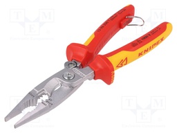 Pliers; insulated,universal; for working at height; 200mm; 1kVAC