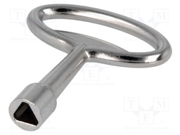 Key; zinc and aluminium alloy; nickel; Kind of insert bolt: T7