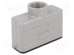 Enclosure: for Han connectors; Han; size 16A; for cable; straight