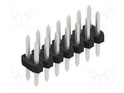 Connector: pin strips; pin header; male; PIN: 14; 2mm; THT; 2x7; 100V