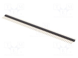 Pin header; pin strips; male; PIN: 50; straight; 2.54mm; THT; 1x50