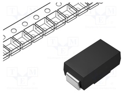 Diode: rectifying; SMD; 1kV; 1A; DO214AC,SMA; Ufmax: 1.1V; Ifsm: 30A