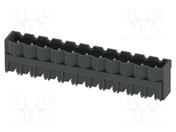 PCB headers, nominal cross section: 2.5 mm2, color: black, n