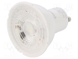 LED lamp; cool white; GU10; 220/240VAC; 380lm; 5W; 35°; 6500(typ)K