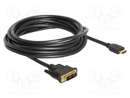 Cable; DVI-D (18+1) plug,HDMI plug; bidirectional,single link
