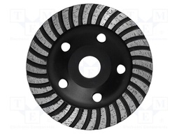 Grinding wheel; Ø: 125mm; turbo; Holder: assembly hole