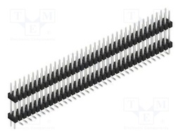 Connector: pin strips; pin header; male; PIN: 72; 2.54mm; SMT; 2x36