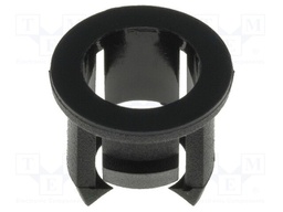 LED holder; 5mm; one-piece; Mat: polyamide