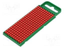 Markers for cables and wires; Label symbol: 2; 0.8÷2.2mm; red